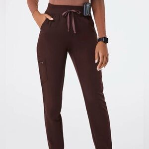 Women's Pink Jogger Pants mocha - petite